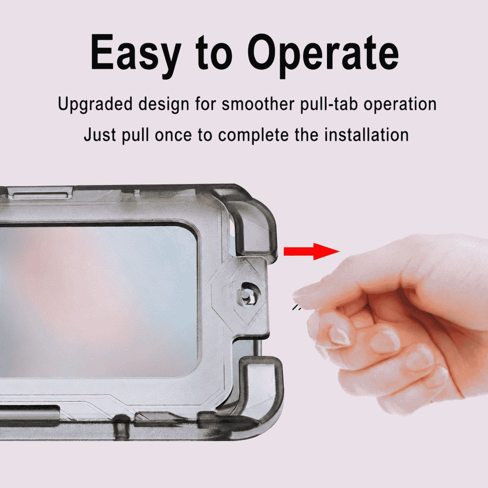Suitable for Apple 17 dust-free chamber tempered film, high-definition film, dust removal chamber, instant application box, iphone17pm protective film