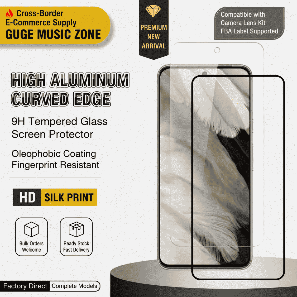 Pixel10pro tempered film, Google 8A high-alumina XL phone film, pixel9Fold large arc protective film