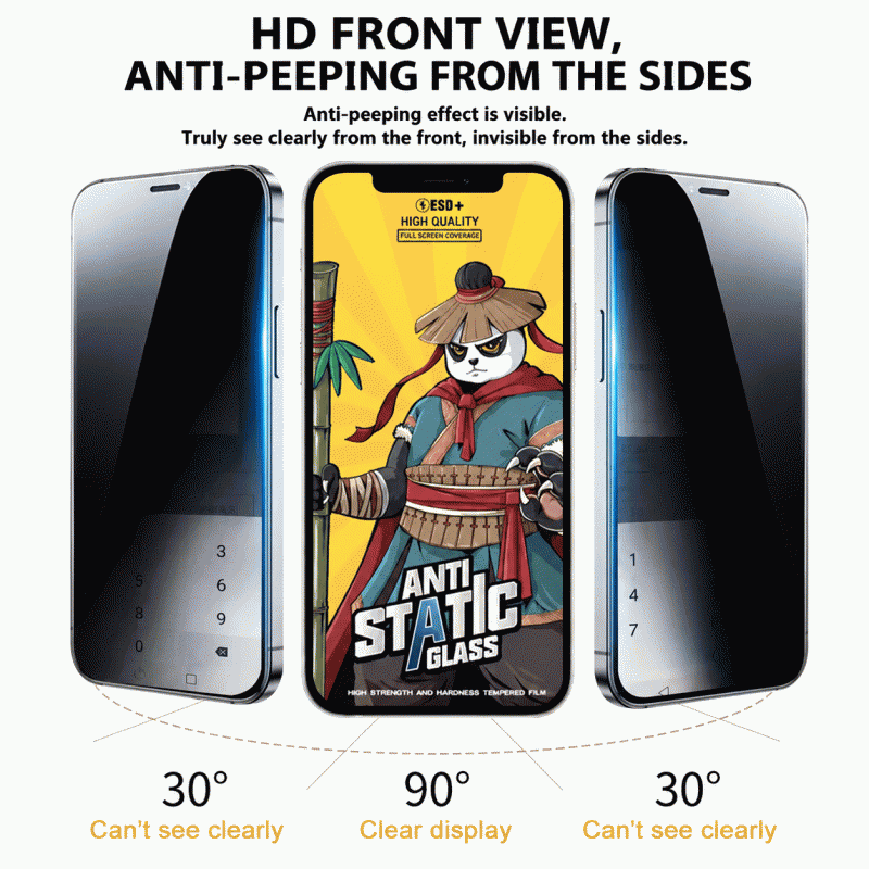 11 applicable for Apple 16 tempered film, iPhone 16 Pro full screen film, mobile phone film 15 glass 13 privacy film =