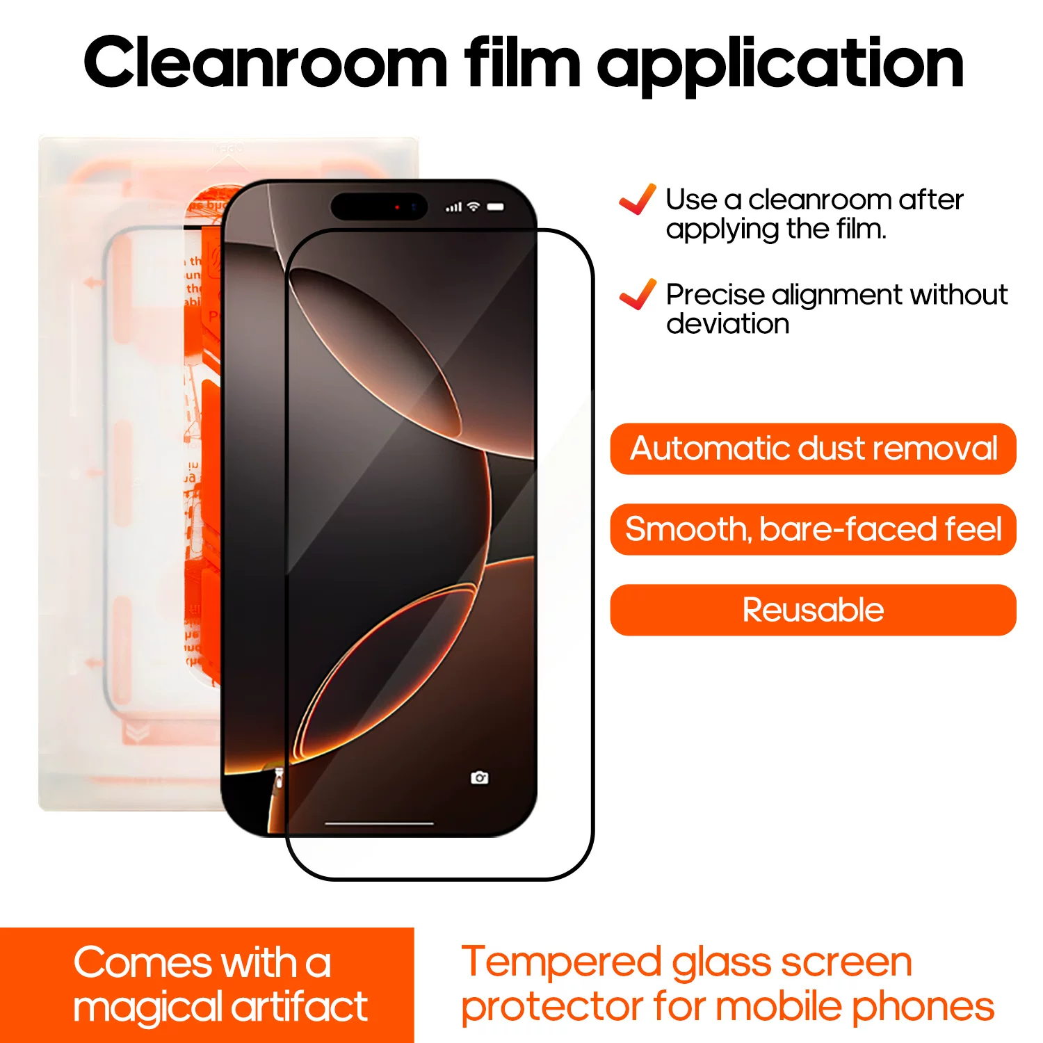 Apple 17/16/15/14/13 Pro Max phone tempered glass film 12 Full screen 11 High-definition green light anti-peeping dust-free chamber