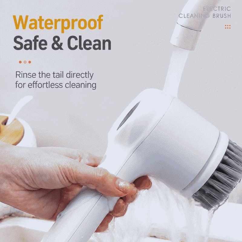Electric pot and dish washing brush, crevice and groove cleaning brush, toilet, bathroom brush, shoe sink, multi-functional brush head
