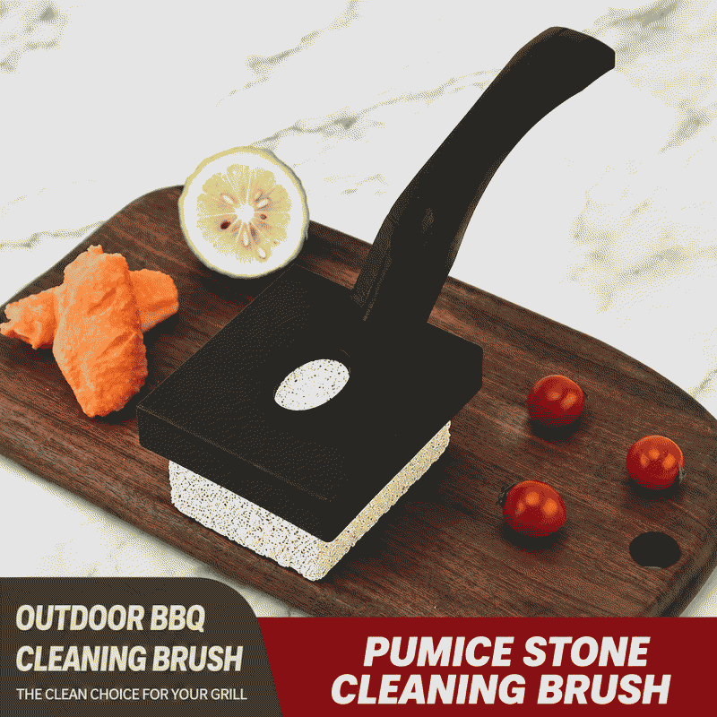 Direct sales multi-functional barbecue brush, cleaning brush, stone grinding brush, outdoor cleaning tool, grill, grilling net