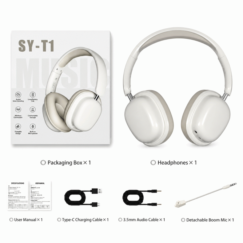 New popular wireless headphones, head-mounted Bluetooth gaming headphones, high-capacity brand ear mics