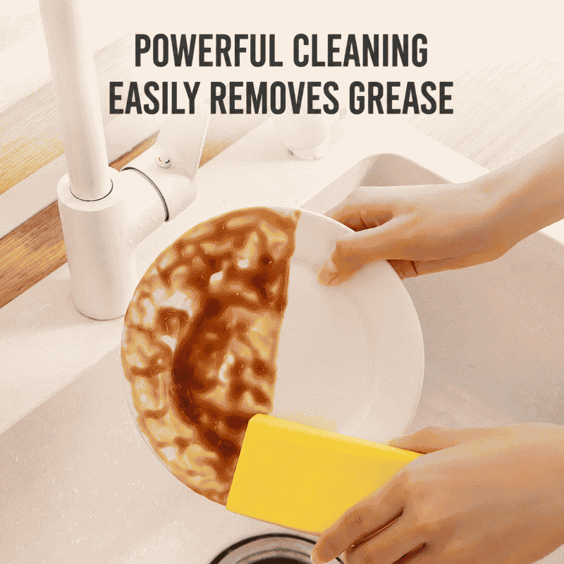 Cleaning cotton sponge, kitchen non-stick oil cleaning block, washbasin absorbent cleaning cotton absorbent sponge, household sponge block