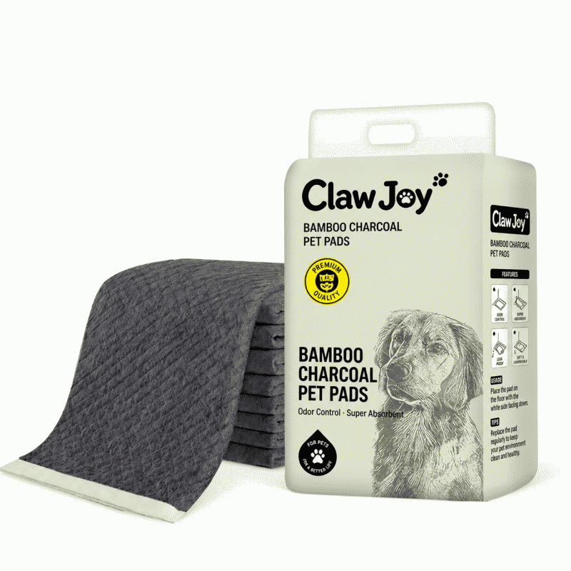 Carefully selected disposable bamboo charcoal pet urine pads, six-layer thick, odor-absorbing, containing attractants, suitable for dogs and cats as urine-proof pads