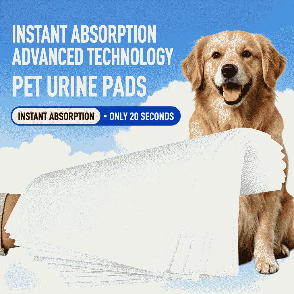 Dog urine absorbent quick-drying deodorizing diaper products, dog urine absorbent paper, pet urine pads, cat diapers, puppy diapers