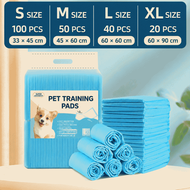Pet diaper pads, dog diaper pads, thickened moisture-absorbing diapers, cat pet training toilet supplies