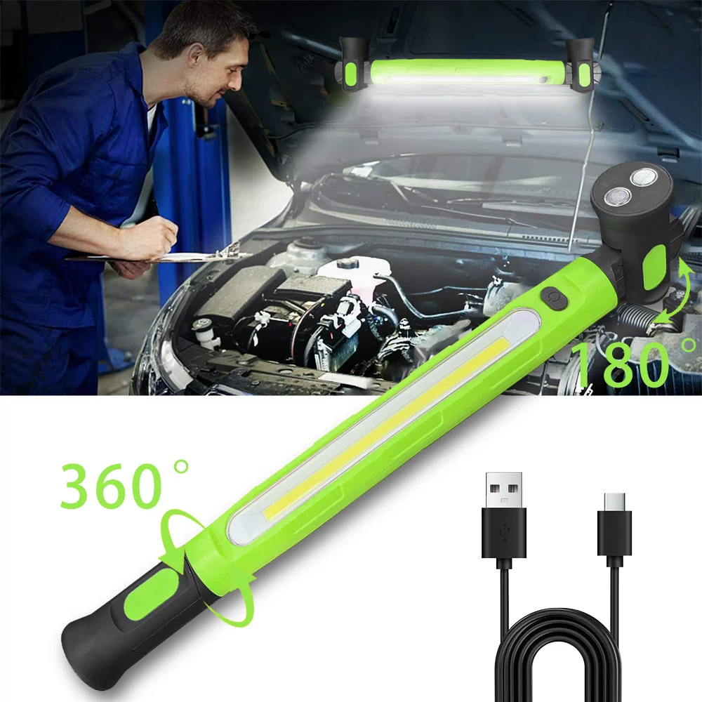 The new W902 emergency repair work light is a rechargeable work light specially designed for auto mechanics during maintenance