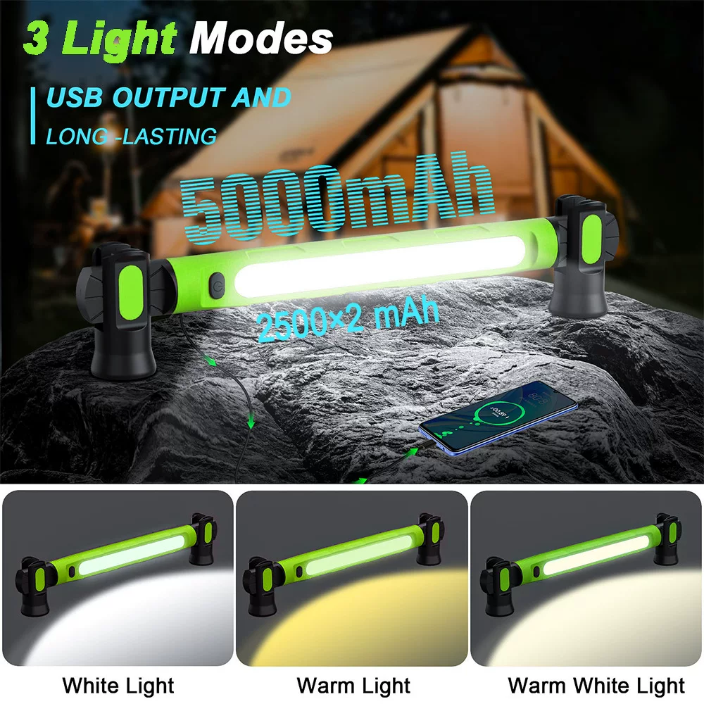The new W902 emergency repair work light is a rechargeable work light specially designed for auto mechanics during maintenance