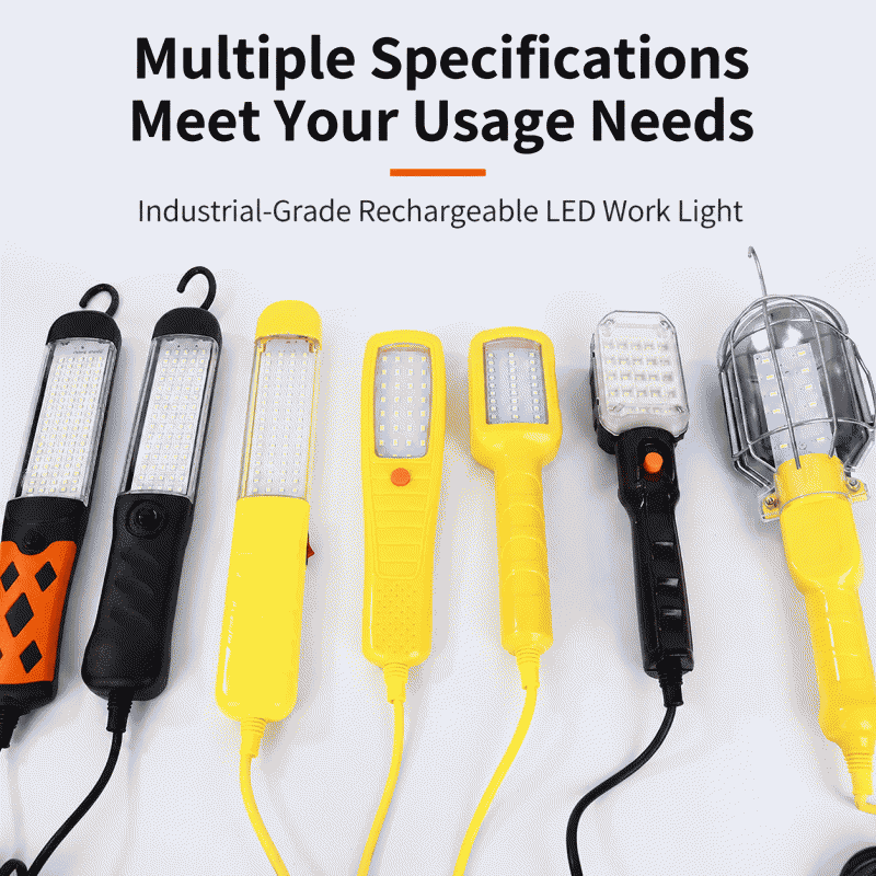 Automotive mechanical repair work light, high-brightness workshop emergency inspection and maintenance light, convenient wired LED work inspection and maintenance light