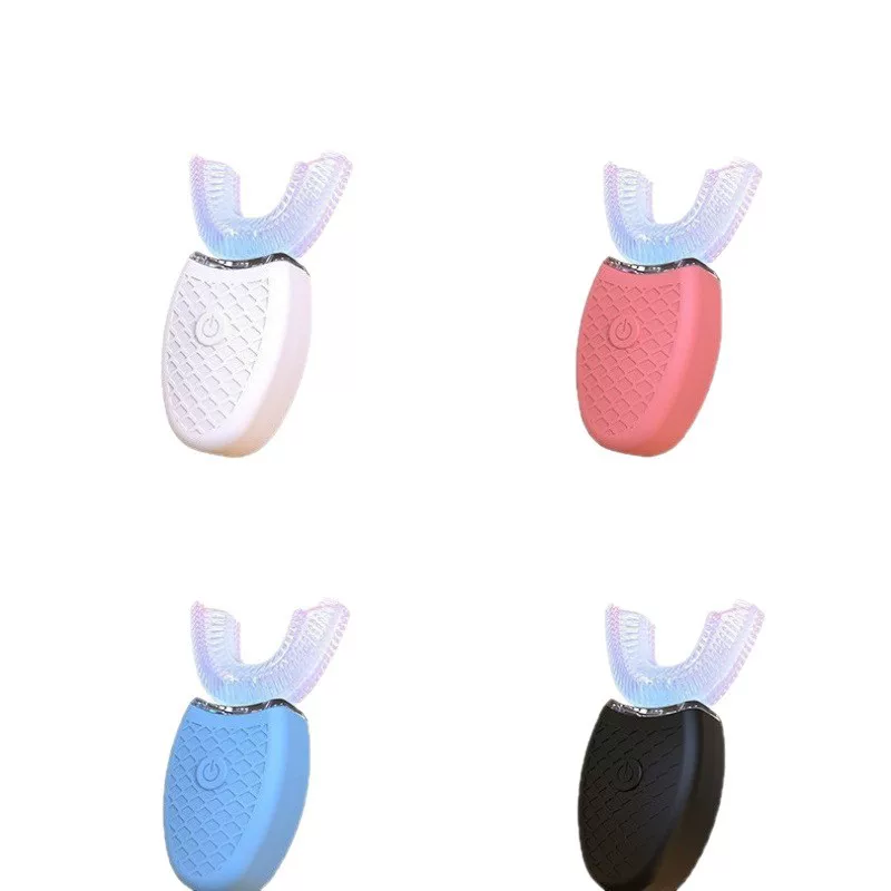 Cross-border U-shaped electric toothbrush, fully automatic adult U-shaped oral cleaner, charging blue light whitening, a lazy person's magic tool