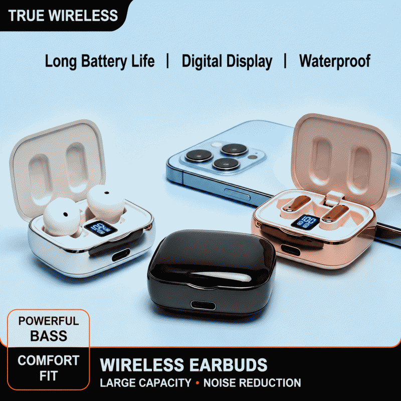 Wireless earphones 2026 new model high-quality Bluetooth earphones mini live streaming music long-lasting sports earphones