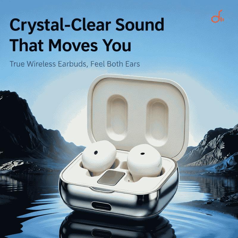 Wireless earphones 2026 new model high-quality Bluetooth earphones mini live streaming music long-lasting sports earphones