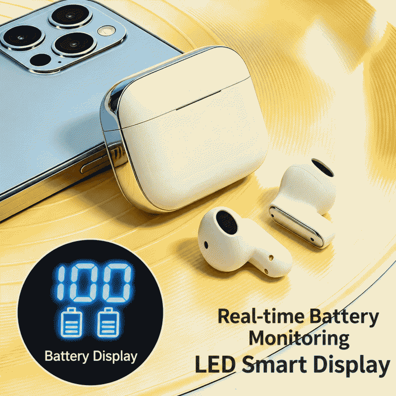 Wireless earphones 2026 new model high-quality Bluetooth earphones mini live streaming music long-lasting sports earphones