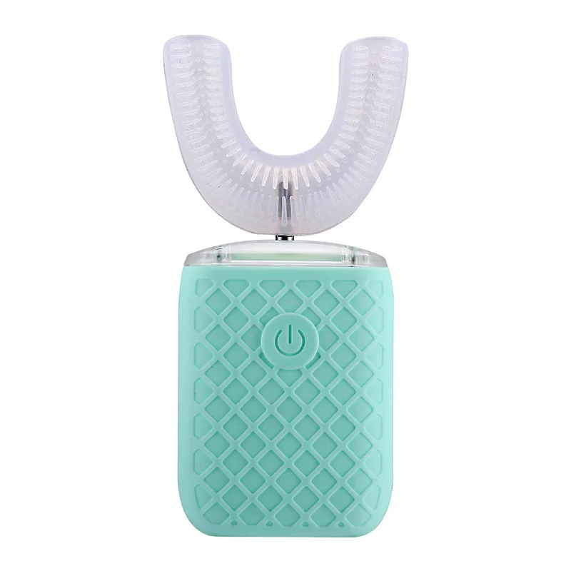 Cross-border bestseller U-shaped children's electric toothbrush manufacturer wholesale lazy person's brushing magic tool - fully automatic U-shaped sonic toothbrush