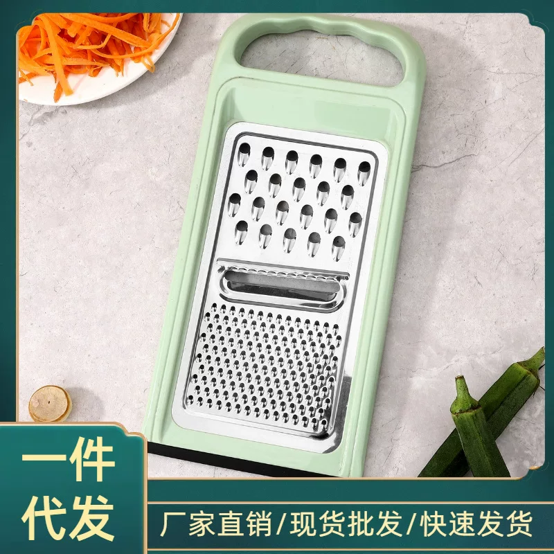 Cross-border multi-functional vegetable slicer, shredder, home kitchen three-in-one grater, cucumber grater and slicer
