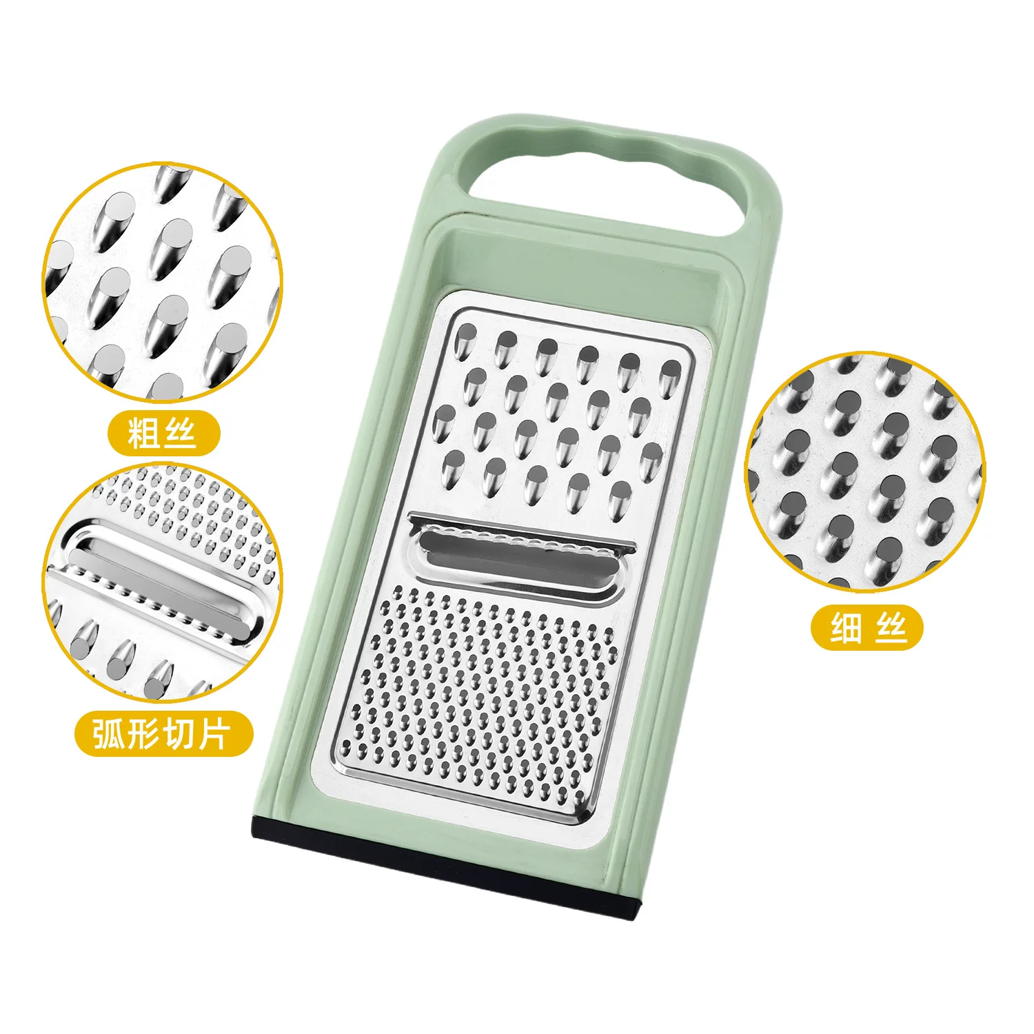Cross-border multi-functional vegetable slicer, shredder, home kitchen three-in-one grater, cucumber grater and slicer