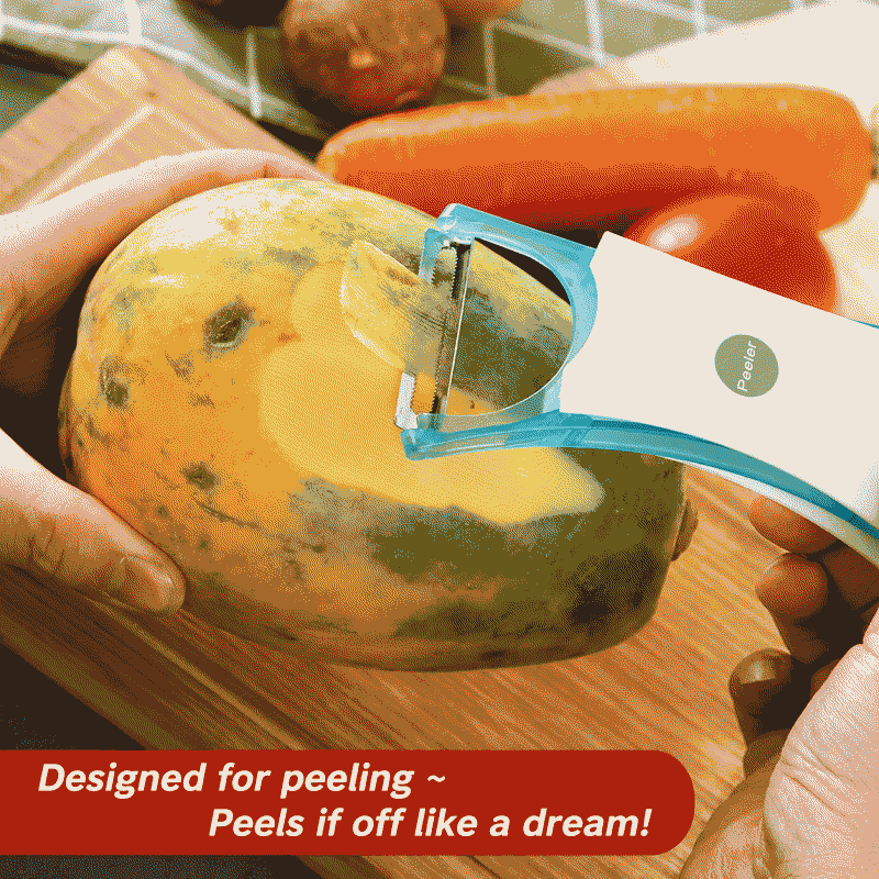 Japanese kitchen multi-functional peeler, a perfect tool for peeling fruits and vegetables, potato shred and peeler, apple peeler