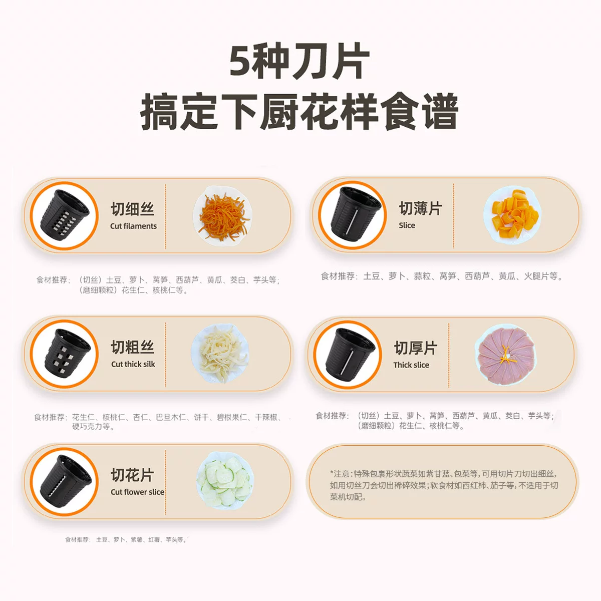 Electric vegetable cutter for cross-border household use, fully automatic for shredding and slicing, intelligent digital display, convenient and labor-saving, multi-functional vegetable cutter
