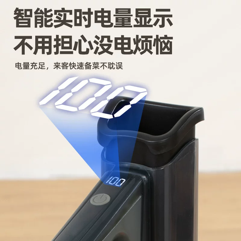 Electric vegetable cutter for cross-border household use, fully automatic for shredding and slicing, intelligent digital display, convenient and labor-saving, multi-functional vegetable cutter
