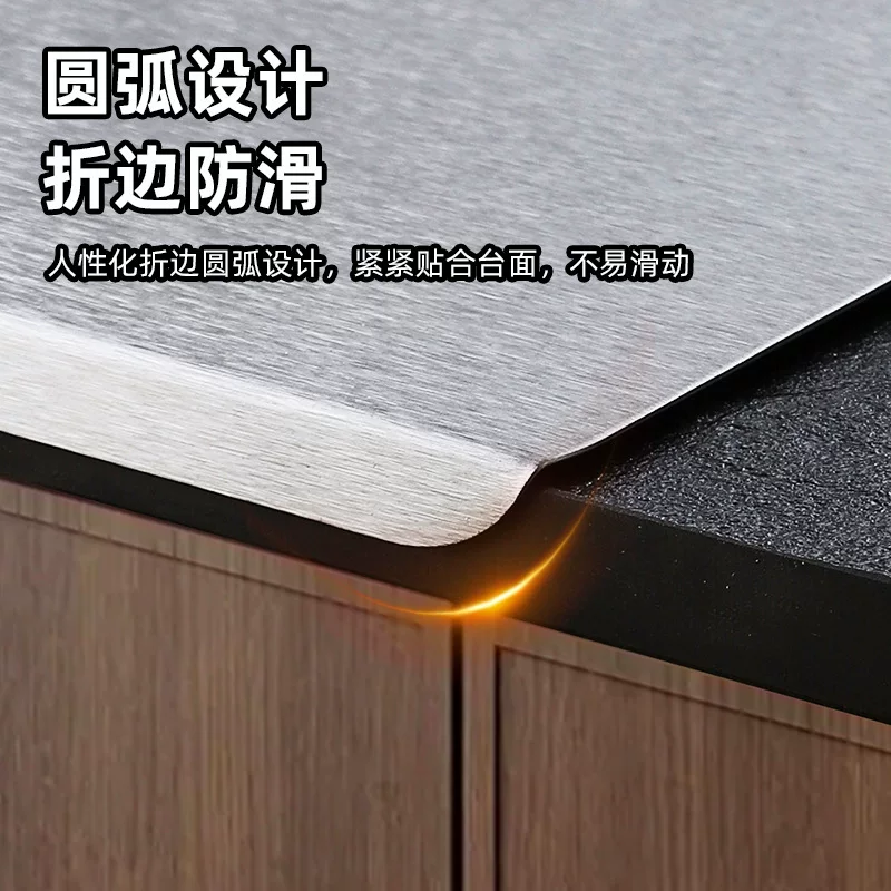 Cross-border stainless steel cutting boards, kitchen panels, baking kneading pads, rolling panels, household cutting boards, cutting boards, dumpling boards