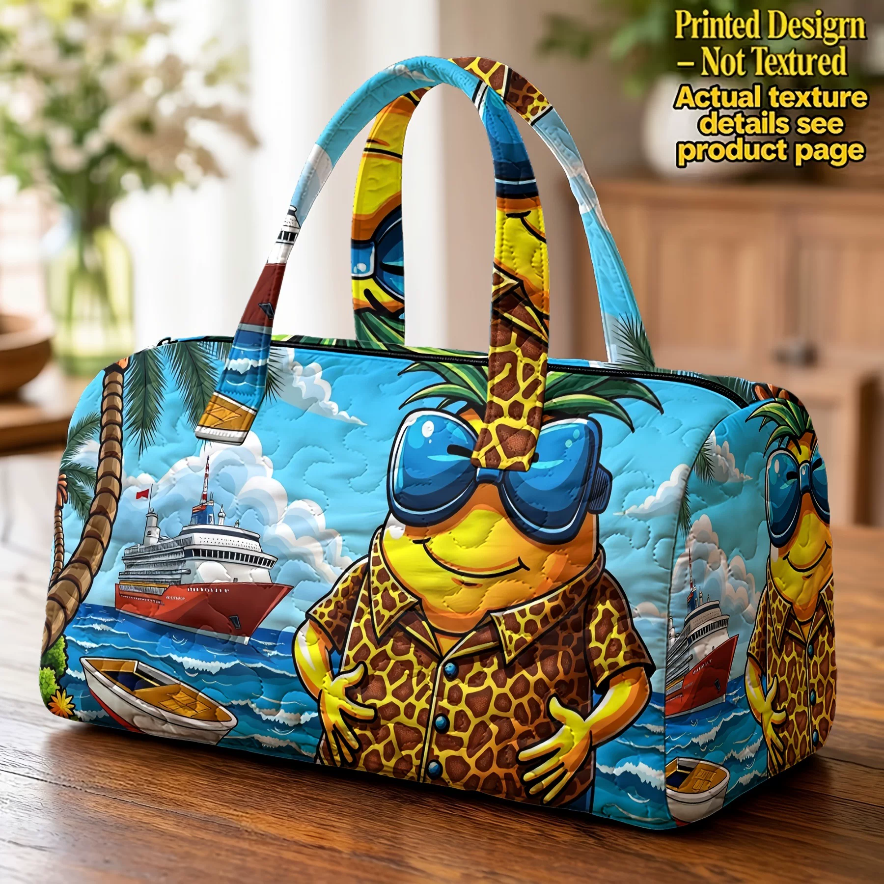 3D digital printing travel case, travel bag, multi-functional sports fitness handbag, new style