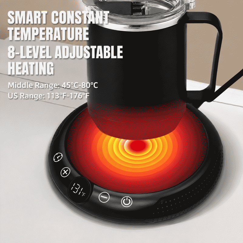Smart constant temperature heating cup pad and cup warmer base, adjustable temperature heating type, dormitory accelerated hot milk maker cup pad