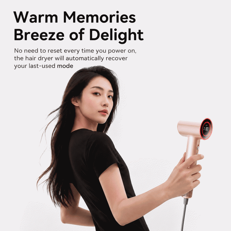 High-speed hair dryer, strong wind force, quick drying, home hair dryer, negative ion constant temperature hair care, silent, high-power cold and hot air