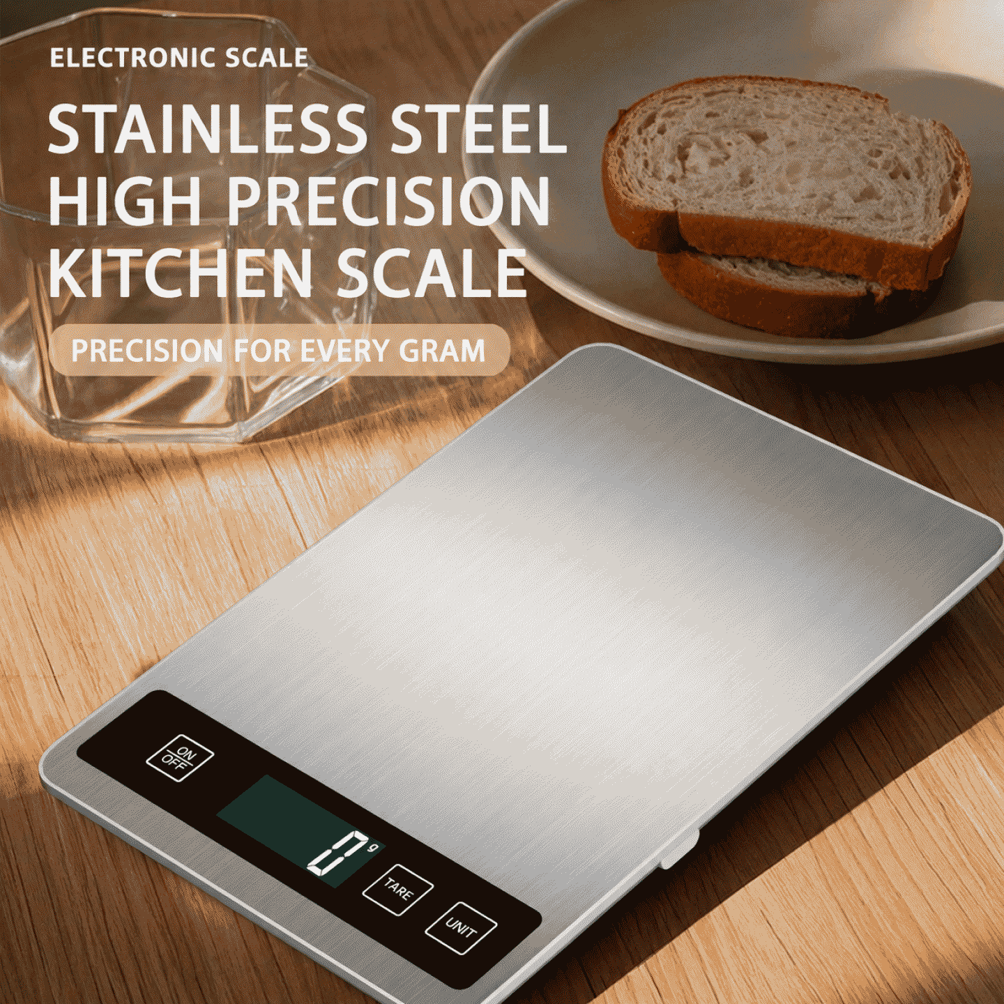 Kitchen baking electronic scale, high-precision small household and commercial use, small gram scale for weighing food, food scale