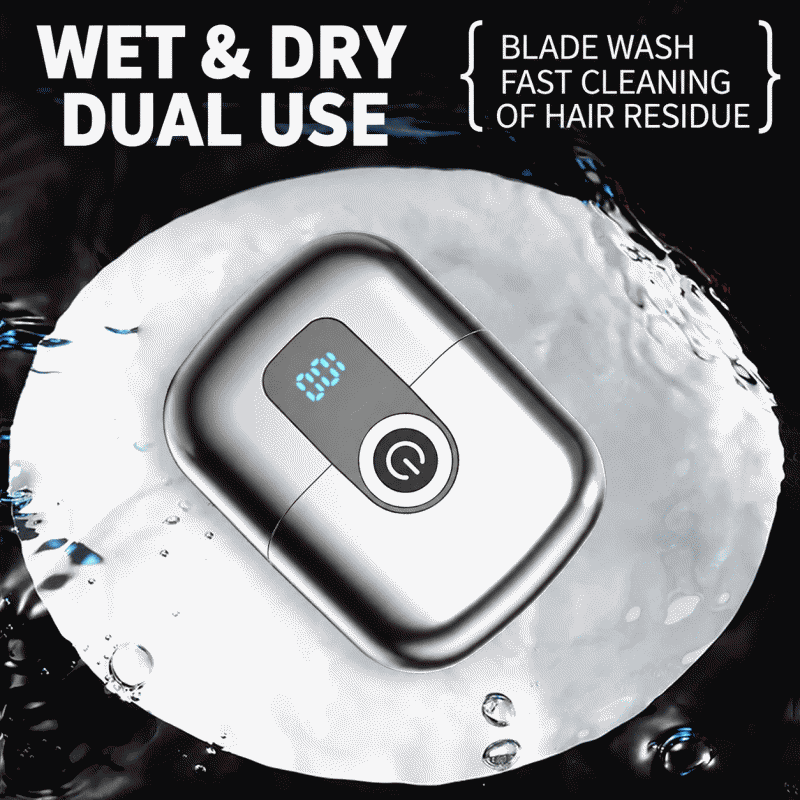 "Ambitious men's shaver, new electric razor, magnetic blade head, mini portable, dual-head shaver"