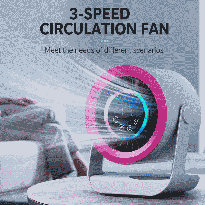 New desktop circulating cooling fan, small air conditioner, mini electric fan