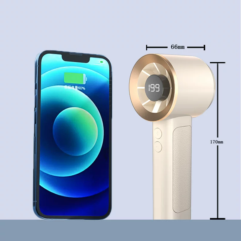 Cross-border handheld high-speed small fans, home desktop electric fans, mini small and portable outdoor plain turbine fans