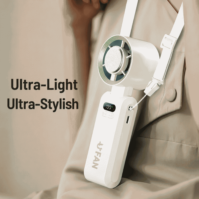 Hot-selling handheld small fan, ice compress, high-speed cooling, USB charging, high-quality, portable, foldable fan