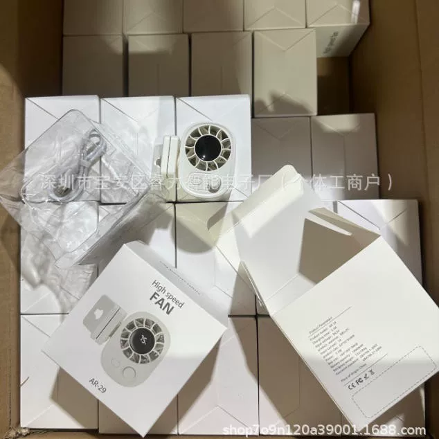 FY30夹式小风扇可转头静音夹子手持风扇学生USB充电办公桌面卧室