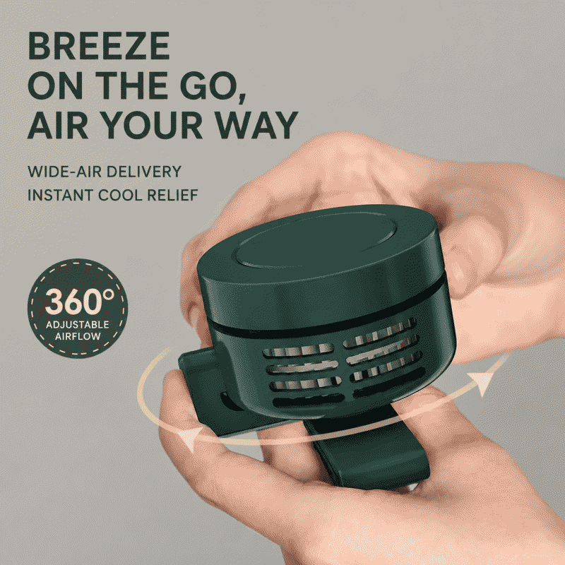 FY30 Clip-on small fan, rotatable head, silent clip, handheld fan, student, USB charging, office desktop, bedroom