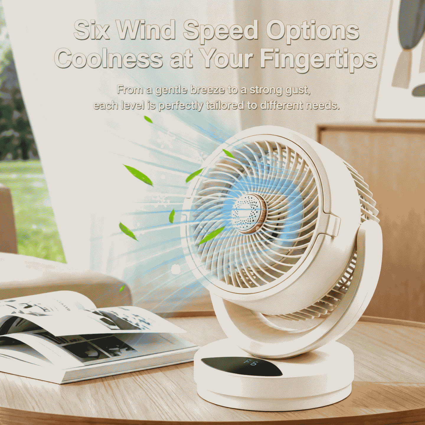 Circulating fan with ice cooling function, charging air circulation fan, USB desk fan, household electric fan