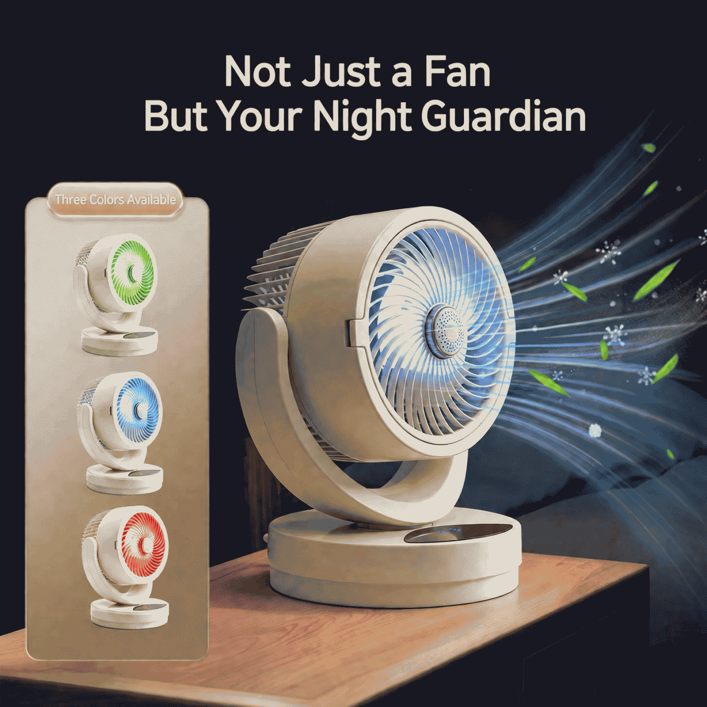 Circulating fan with ice cooling function, charging air circulation fan, USB desk fan, household electric fan