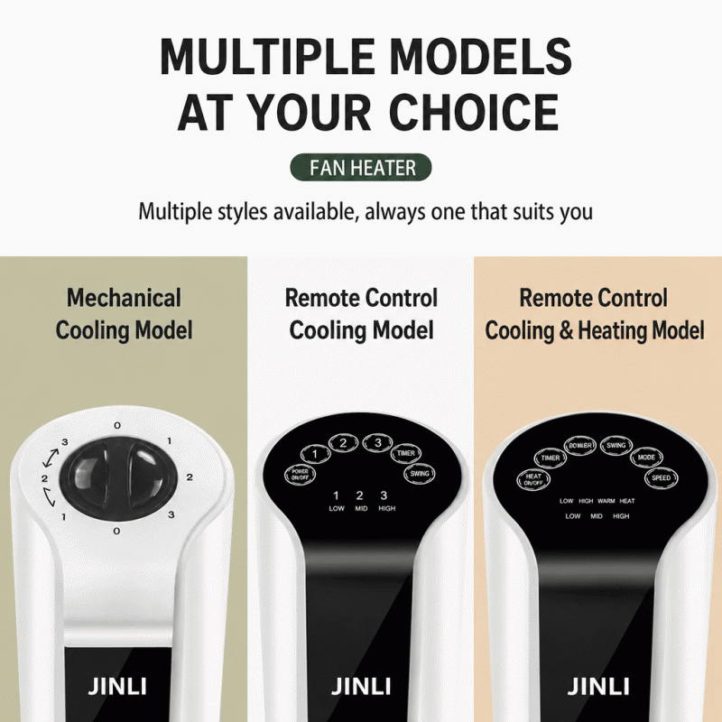 New 86cm household silent tower fan, bladeless design, with remote control, timer function, and adjustable head, available in both Chinese and English versions, 110V/220V
