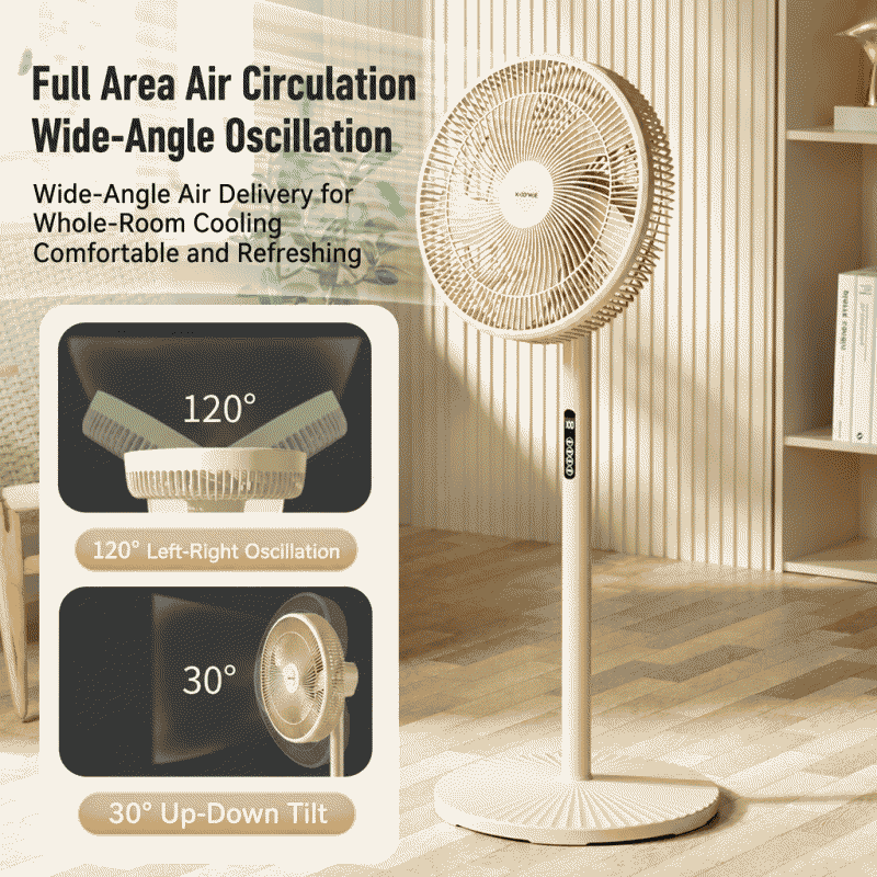 16-inch electric fan, household floor fan, remote control model, low-pitched sound, dormitory vertical electric fan
