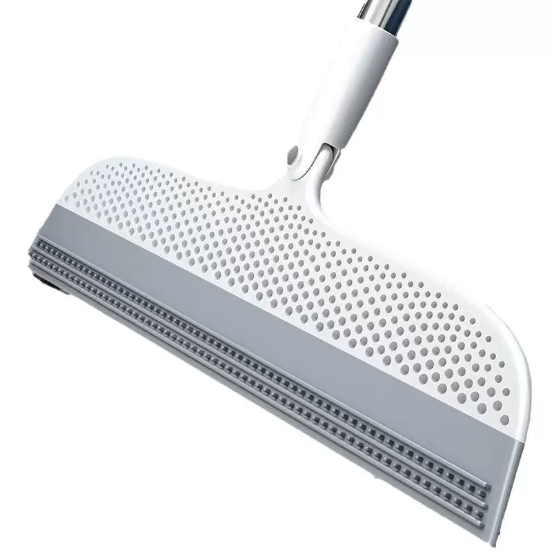 Magic Silicone water scraper broom, household bathroom floor scraper broom, bathroom water scraper, mopping floor dual-purpose lazy person's magic tool