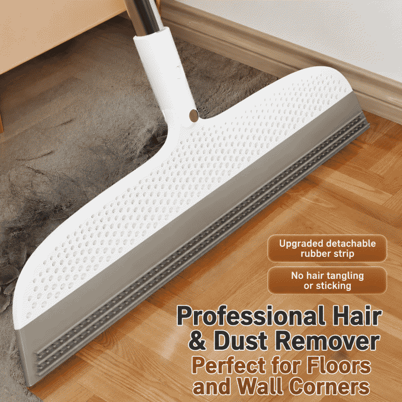 Magic Silicone water scraper broom, household bathroom floor scraper broom, bathroom water scraper, mopping floor dual-purpose lazy person's magic tool