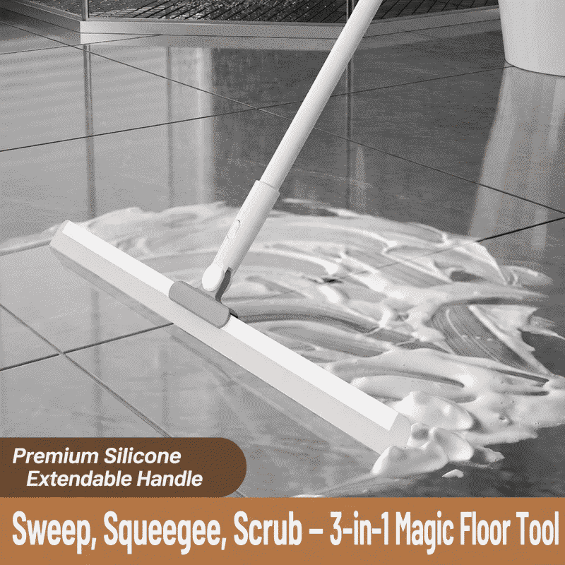 The new magic broom is a perfect tool for cleaning silicone, floor scraping, household mop, bathroom and water hanging board scraper
