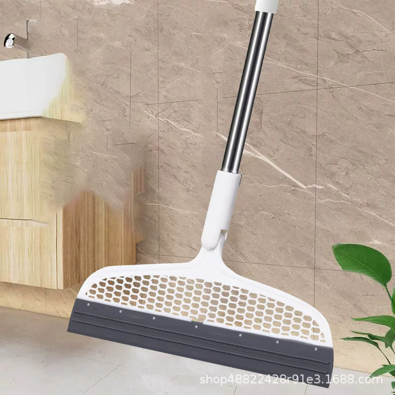 Sweeping magic broom, bathroom floor scraper, floor scraper, dual-purpose for scraping and mopping, floor scraper wonder, silicone floor scraper