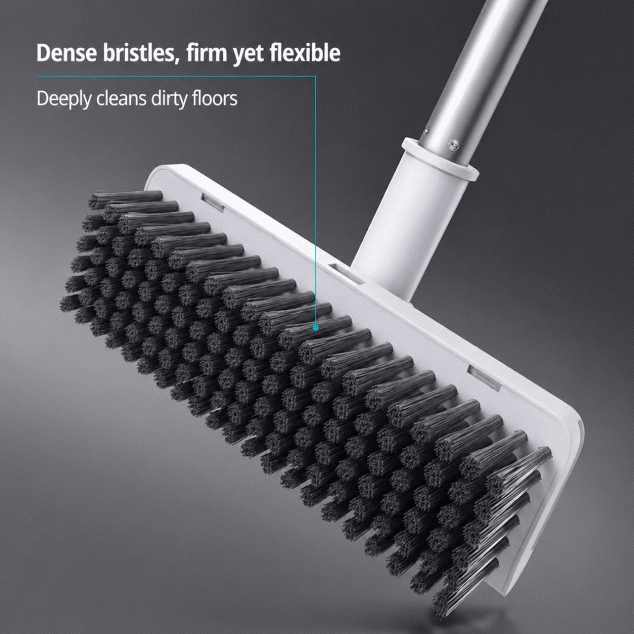 Special sale three-in-one set of folding and storage, long-bristled broom handle/floor brush/dustpan