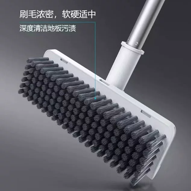 Special sale three-in-one set of folding and storage, long-bristled broom handle/floor brush/dustpan