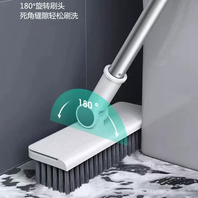 Special sale three-in-one set of folding and storage, long-bristled broom handle/floor brush/dustpan