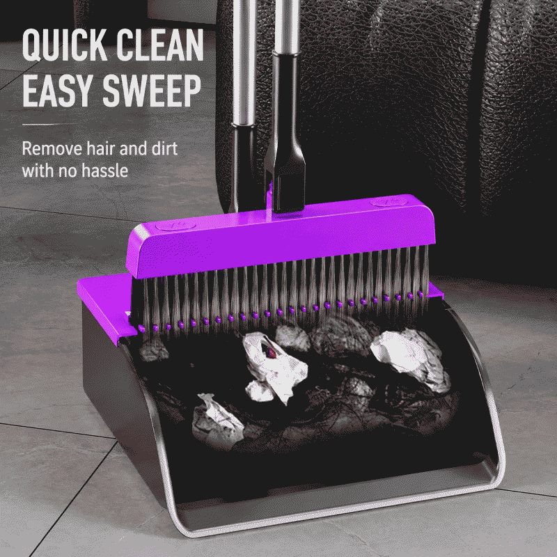 Sweeping broom and dustpan household Set 2025 New style sweeping broom and dustpan combination Garbage lazy person's magic tool, folding mop