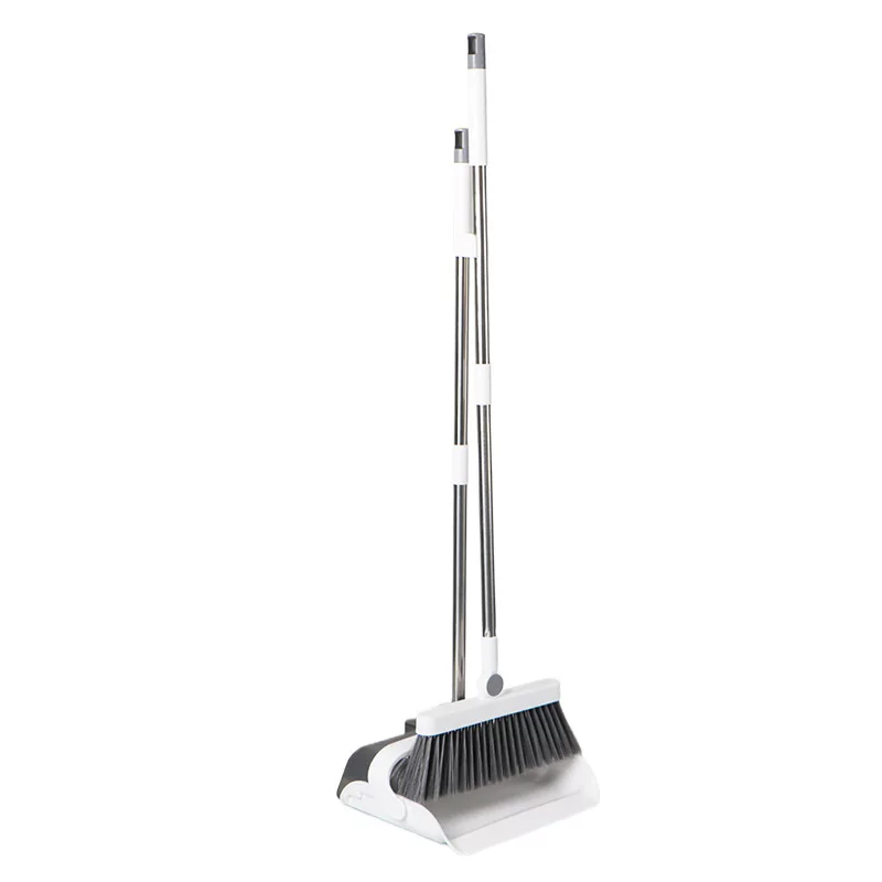 New household sweeping broom and dustpan combination set, foldable sweeping wonder, dormitory broom cover