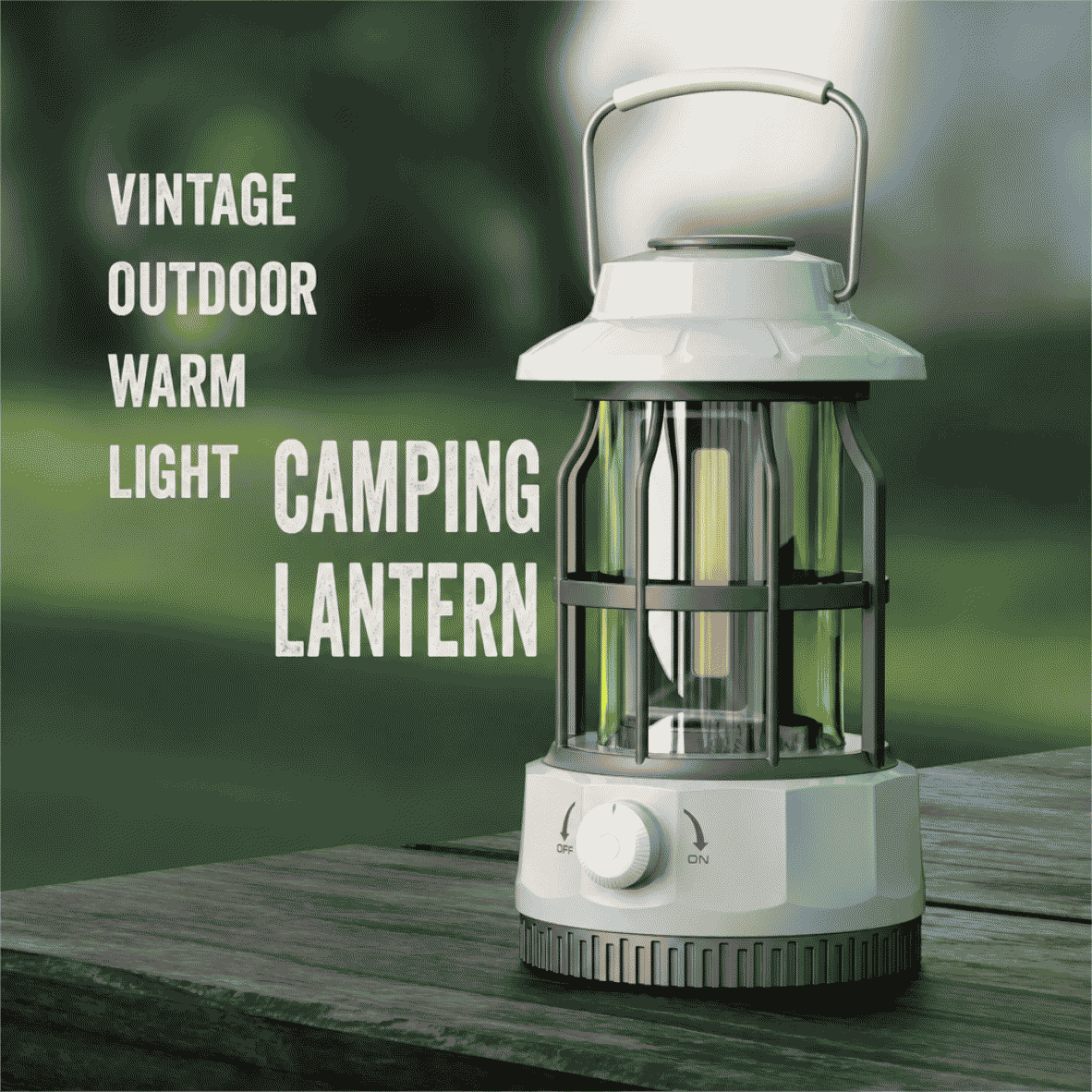 New camping lights, outdoor camping lights, tent lights, handheld lanterns, gifts, Ningbo vintage rechargeable camping lights