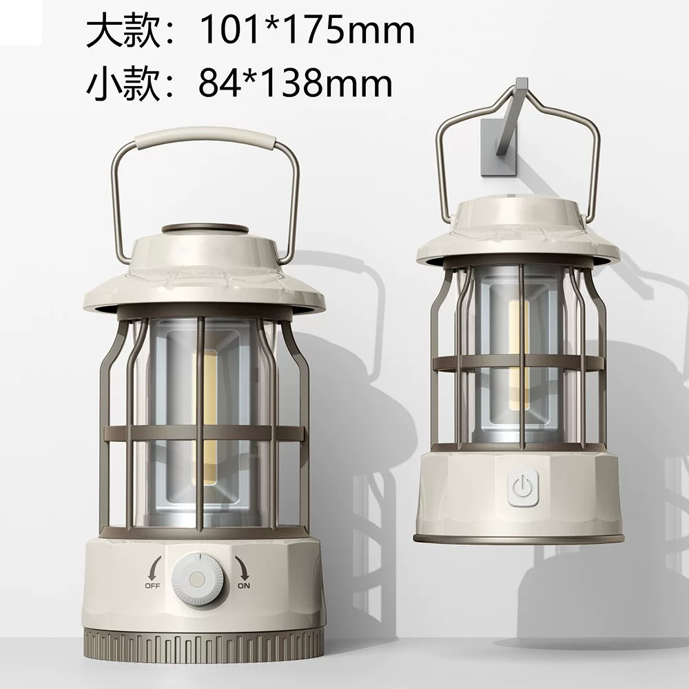 新款野营灯户外露营灯帐篷灯手提马灯礼品宁波复古充电营地灯